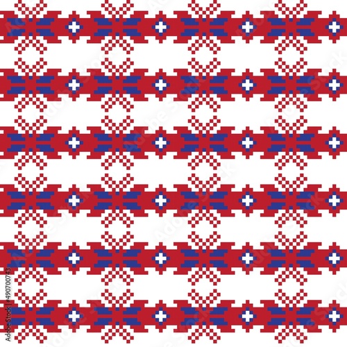 Christmas Fair Isle Seamless Pattern Design