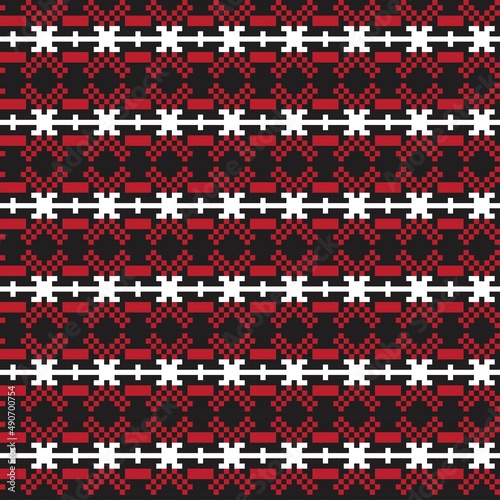 Christmas Fair Isle Seamless Pattern Design