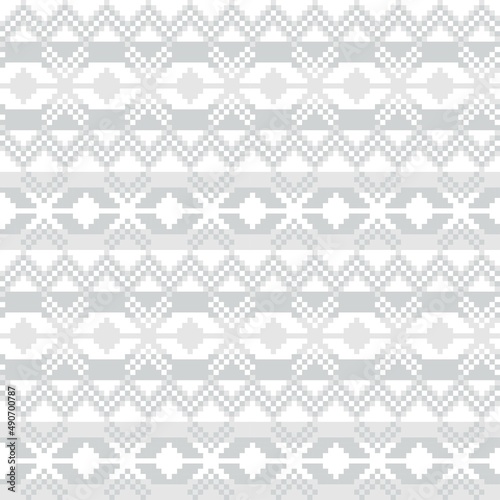 Christmas Fair Isle Seamless Pattern Design