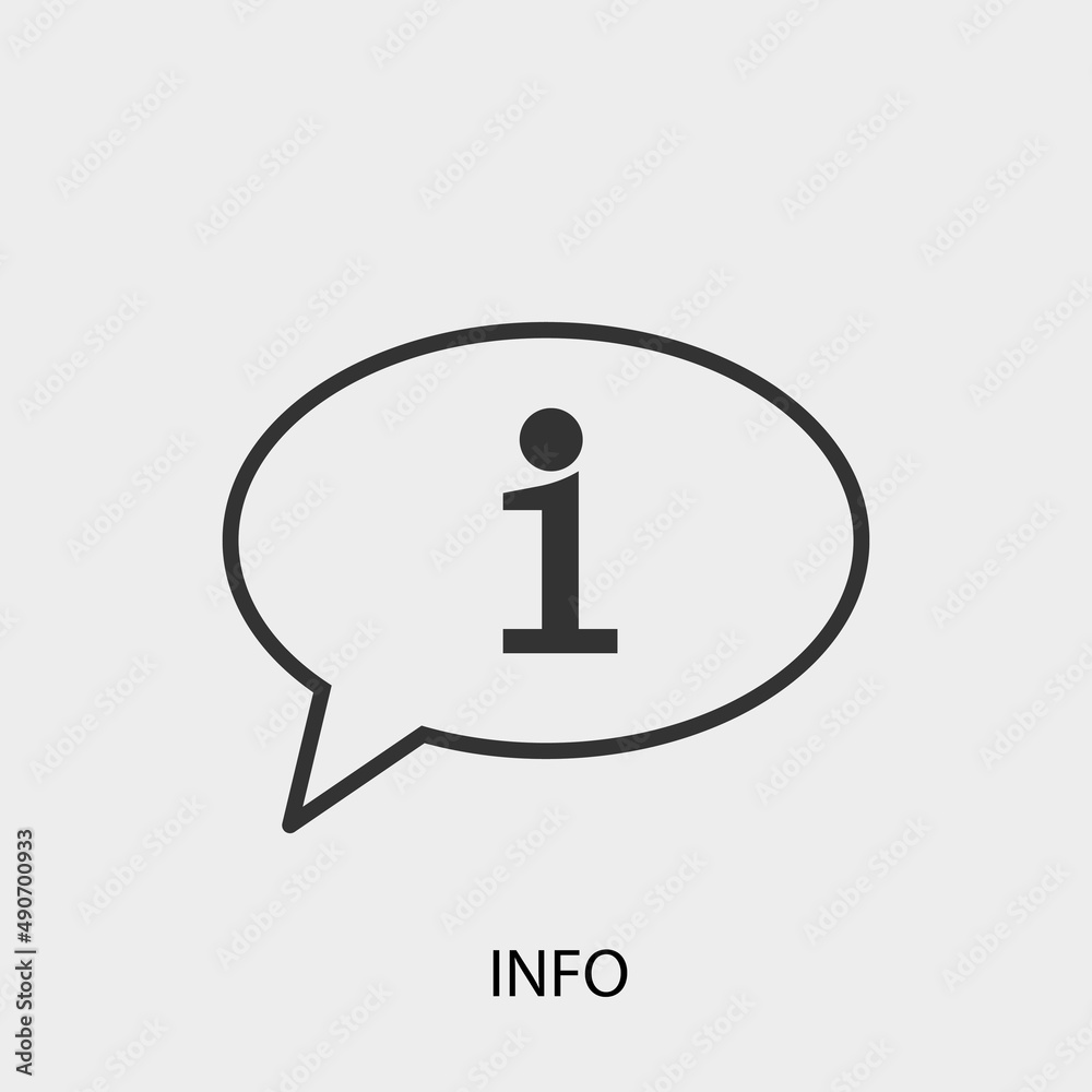 Info vector icon illustration sign Info vector icon illustration sign