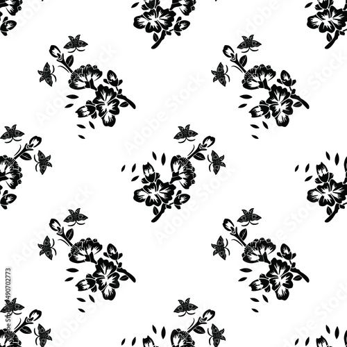 Seamless traditional pattern design