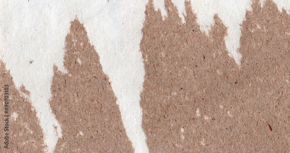 Kraft torn and creased Paper Texture for Background Kraft torn and creased Paper Texture for Background
