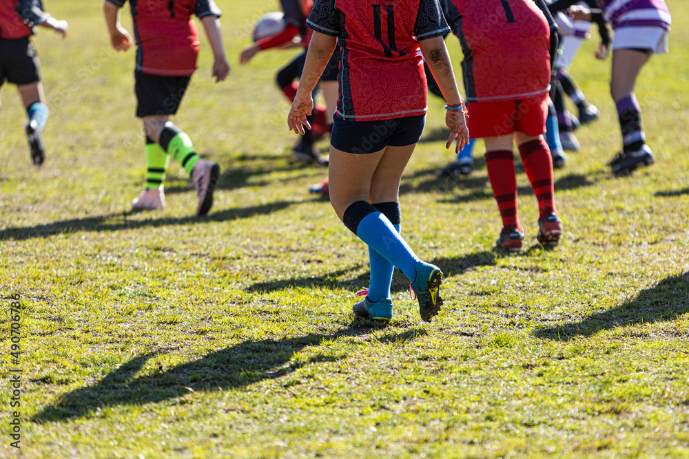 Fototapeta premium rugby match