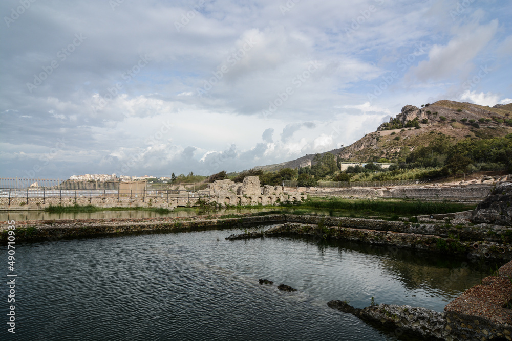 sito archeologico p8scina annessa alla villa romana di tiberio a sperlonga nella regione lazio