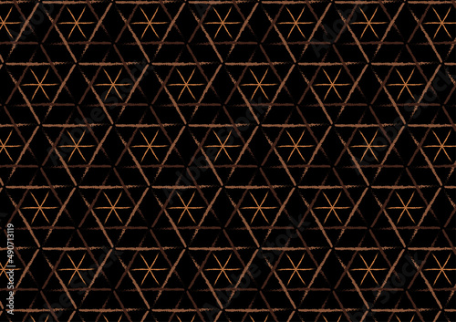 Geometric seamless pattern for fabric, wallpaper, cloths, background.