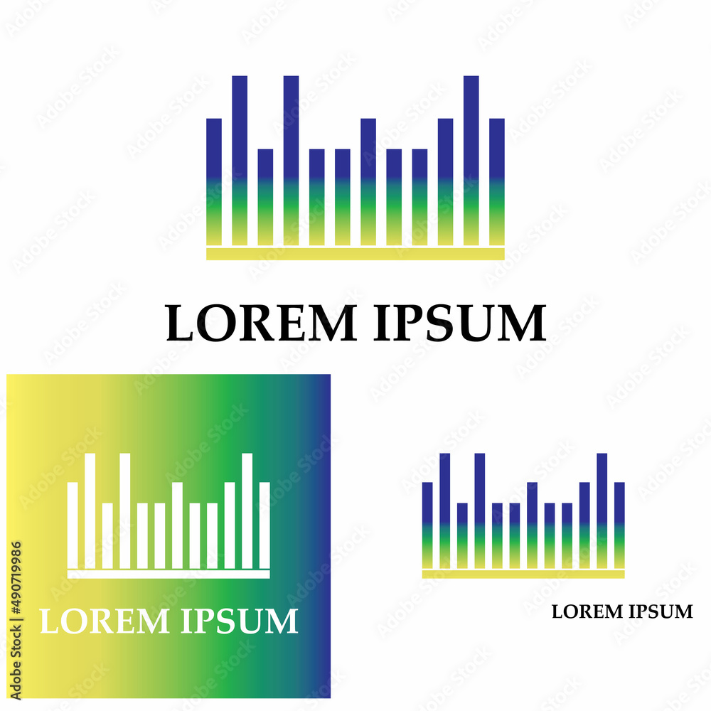 Sound waves logo vector illustration icon Sound waves logo vector illustration icon