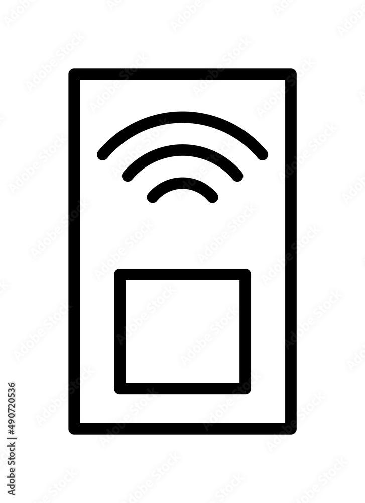 Identification card flat line icon. Document control, Identity card badge. Outline sign for mobile concept and web design, store Identification card flat line icon. Document control, Identity card badge. Outline sign for mobile concept and web design, store