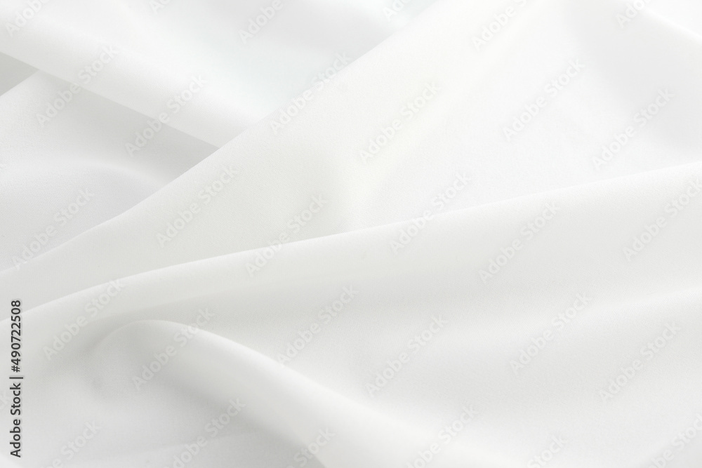 Naklejka premium Smooth elegant white silk or elegant satin texture can be used as background, elegant wedding background design.