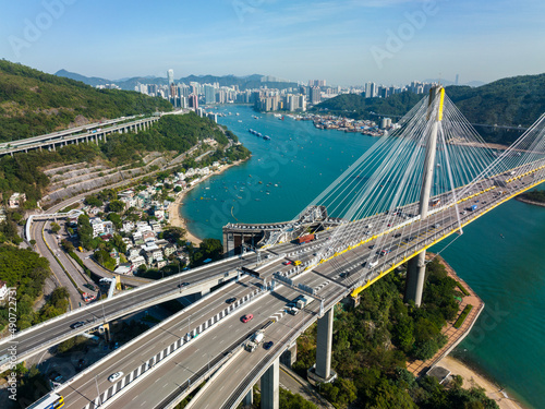 Hong Kong Ting Kau bridge