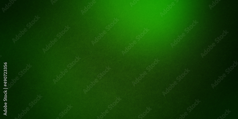 Elegant dark emerald green background with black shadow border and old vintage grunge texture design
