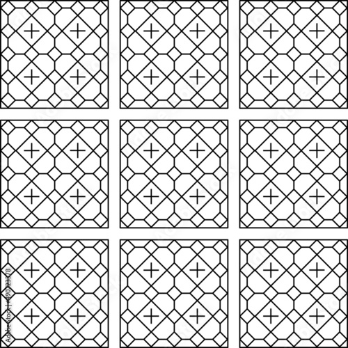 Seamless cross-stitch pattern design