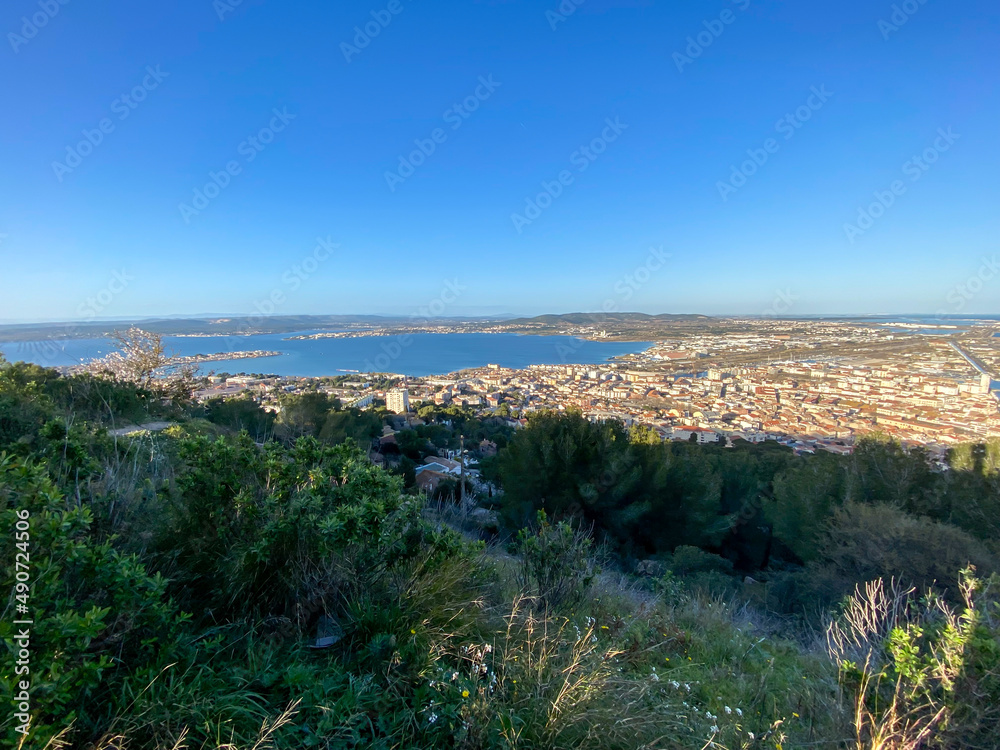 Paysage urbain à Sète et bassin de Thau, Occitanie