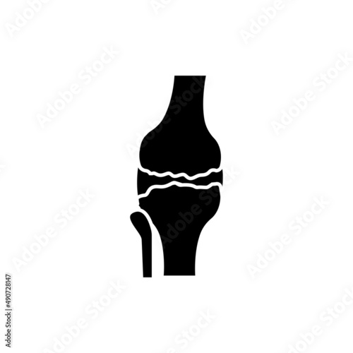 Osteoarthritis color line icon. Pictogram for web page