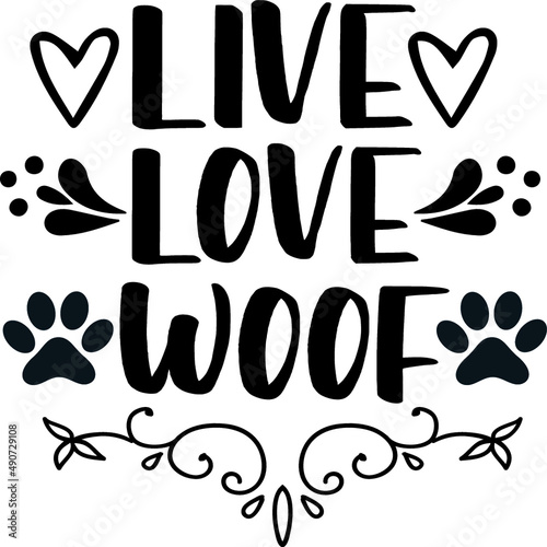 Dog T-shirt and SVG Design 
