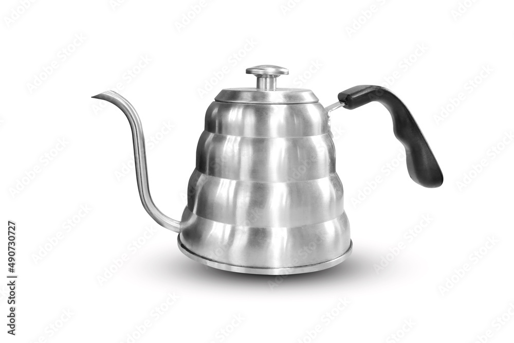 Hot pot for coffee dip on white background Hot pot for coffee dip on white background