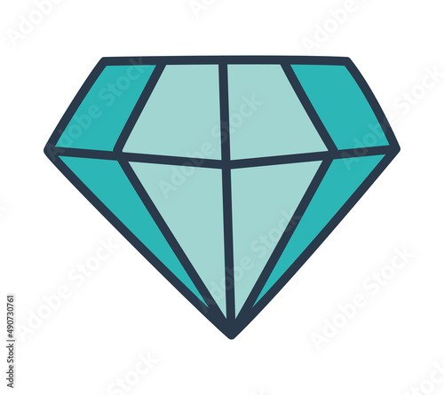 blue diamond design