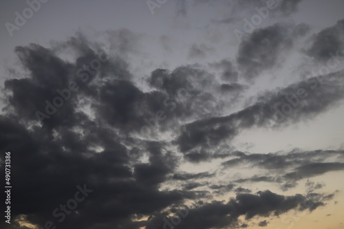 Clouds at sunset