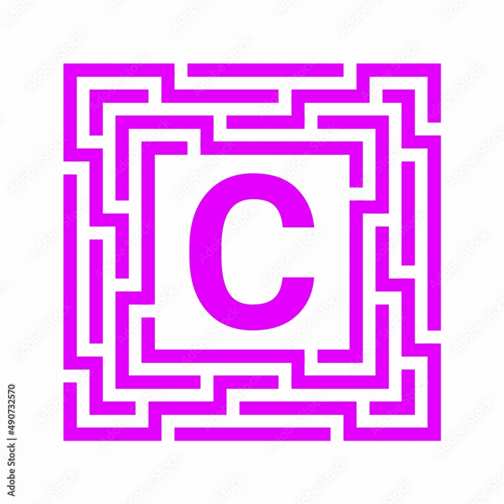 Calligraphy logo. Professional logo design. C letter logo design with ...