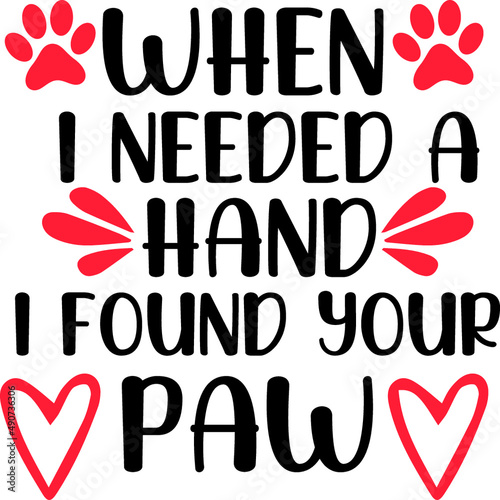 Dog T-shirt and SVG Design 
