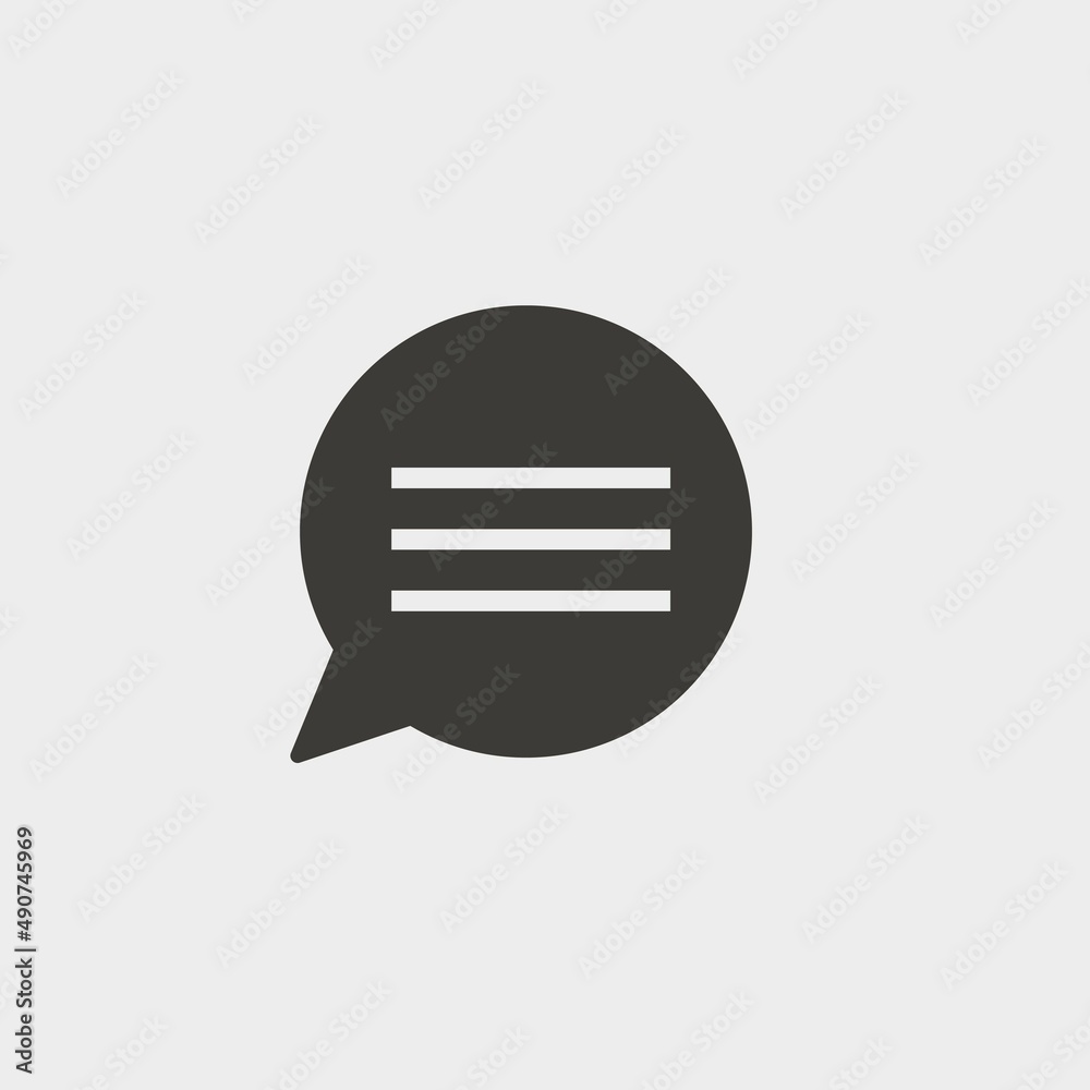 chatting icon vector illustration and symbol for website and graphic design chatting icon vector illustration and symbol for website and graphic design