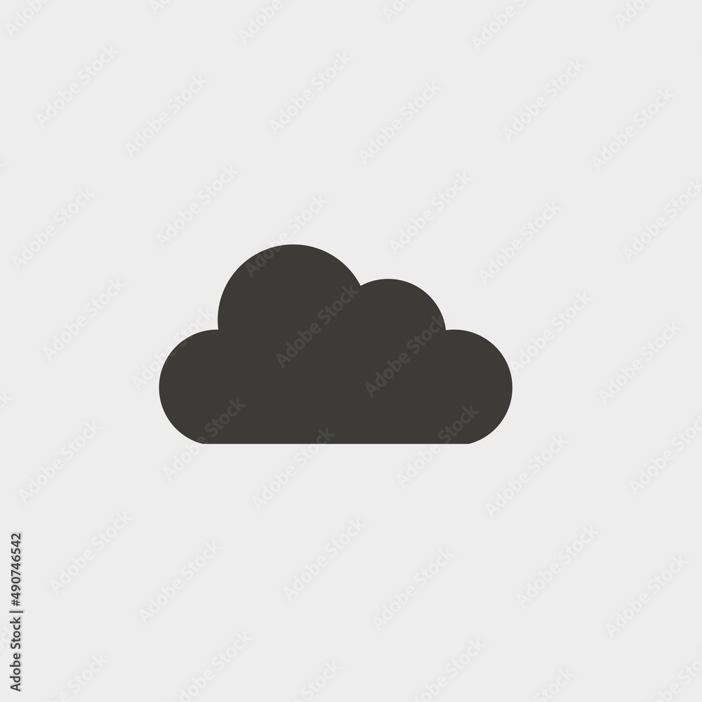 cloud icon vector illustration and symbol for website and graphic design cloud icon vector illustration and symbol for website and graphic design