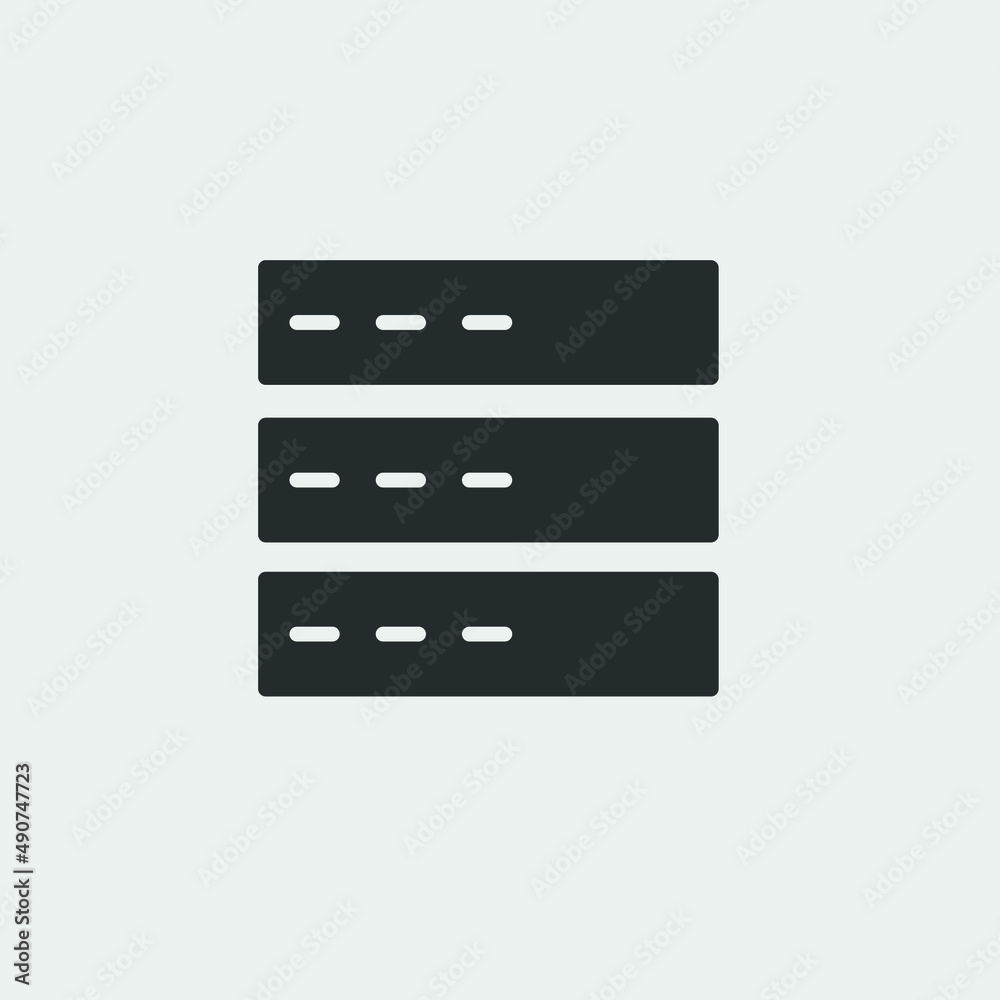 computer servers icon vector illustration and symbol for website and graphic design computer servers icon vector illustration and symbol for website and graphic design