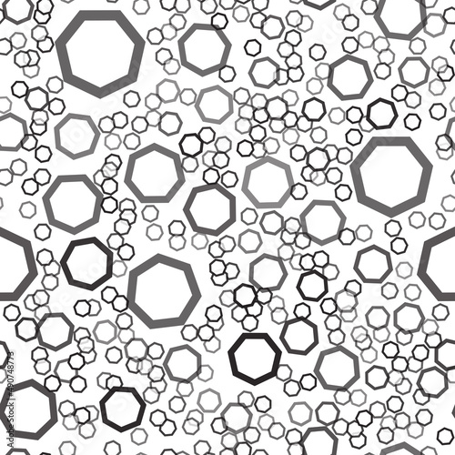 Seamless Pattern. Abstract Psychedelic Art Background. Illustration.