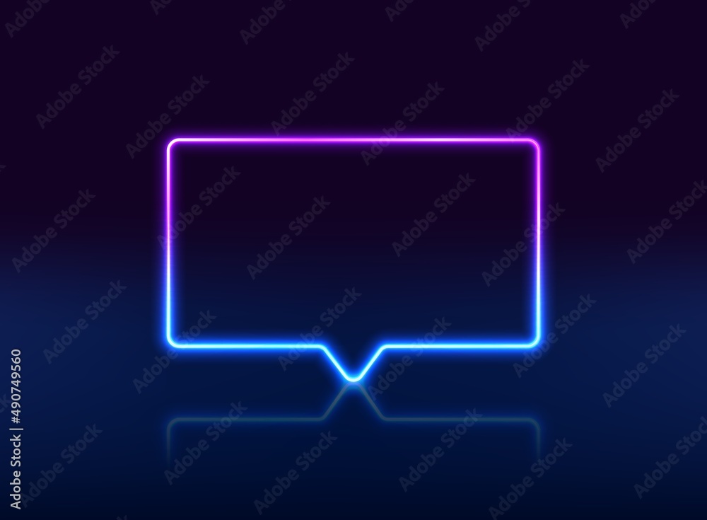 illustration in neon style for conversation and messaging. illustration in neon style for conversation and messaging.