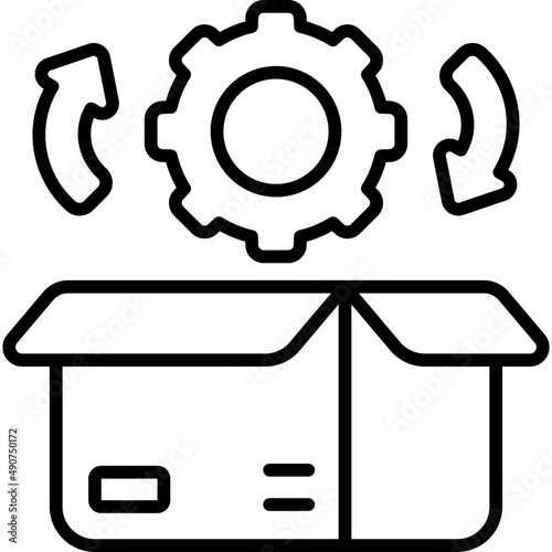 product management outline icon