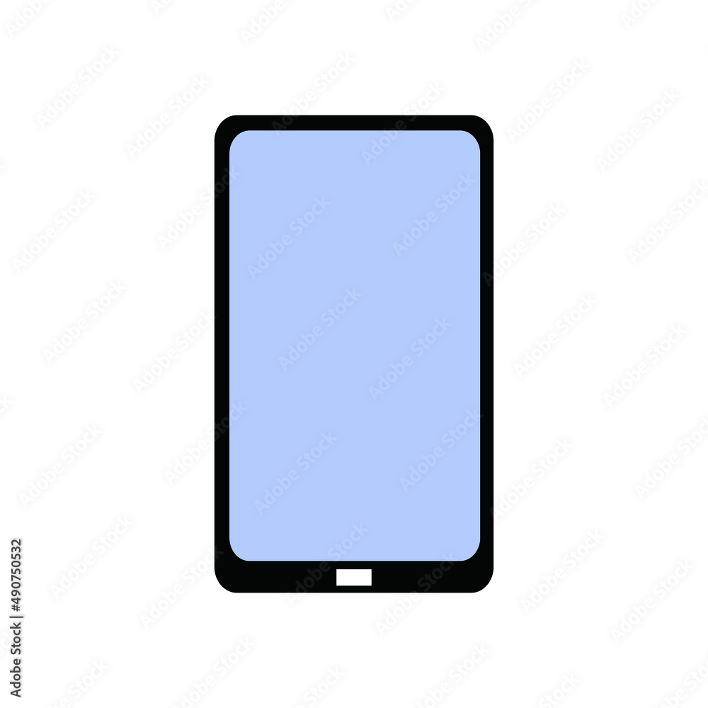 mobile phone icon isolated on a white background mobile phone icon isolated on a white background