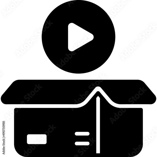 demonstration glyph icon