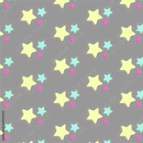 cute bright stars pattern