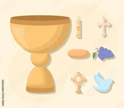 seven first communion items