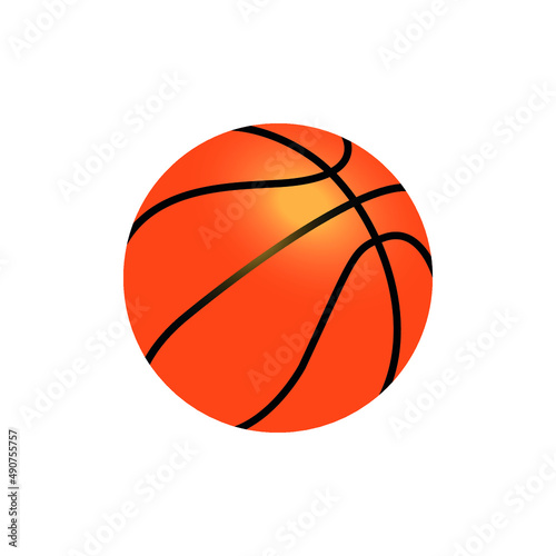 basketball. team basketball game. Sports Equipment. vector illustration, eps 10.
