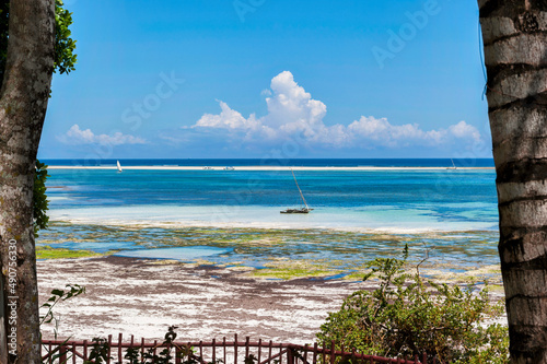 DIani Beach near Mombasa in Kenya