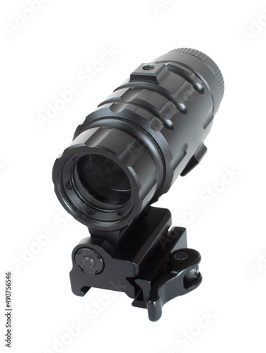 Riflesight magnifier on a white background