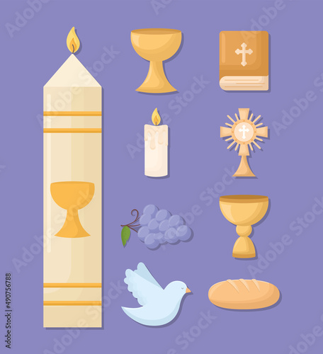 nine first communion items