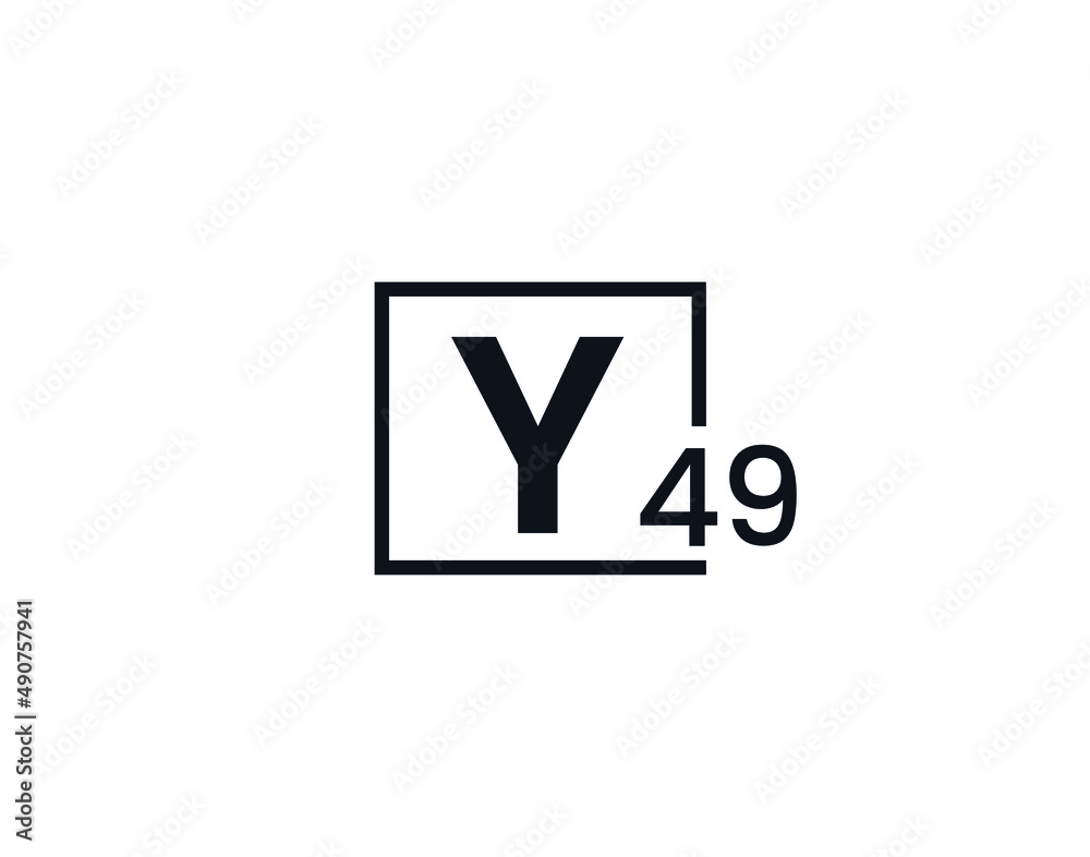 Y49, 49Y Initial letter logo Y49, 49Y Initial letter logo