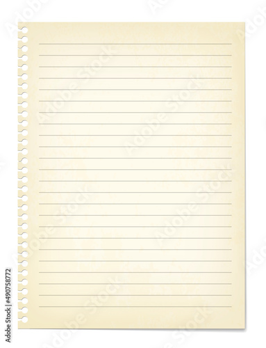 紙 メモ用紙 イラスト素材 Stock Vector Adobe Stock