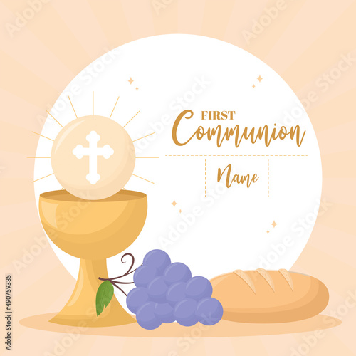 first communion items poster
