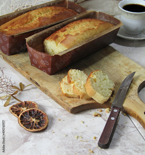 Budín de naranja y limón 