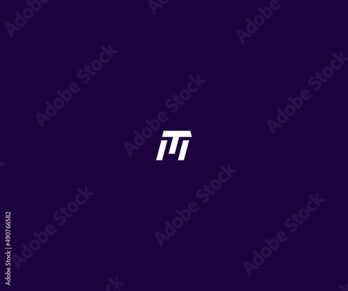 MT, TM Letter Logo  Design vector Template photo