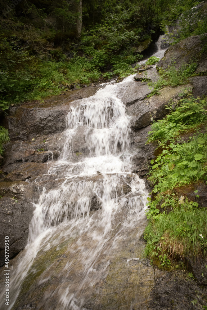 Waterfall in Austria nature. So beautiful panorama in nature. Waterfall in Austria nature. So beautiful panorama in nature.
