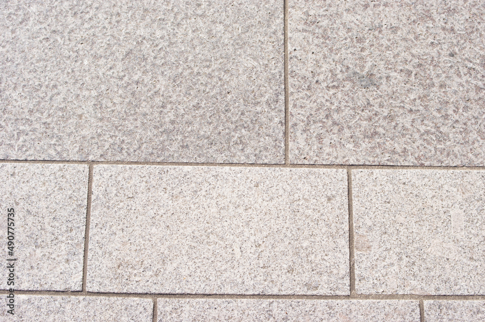 Naklejka premium Grey tile pattern texture background