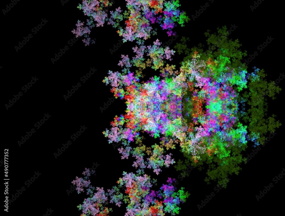 Imaginatory fractal abstract background Image