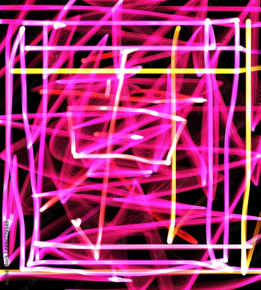 abstract background with glowing lines
