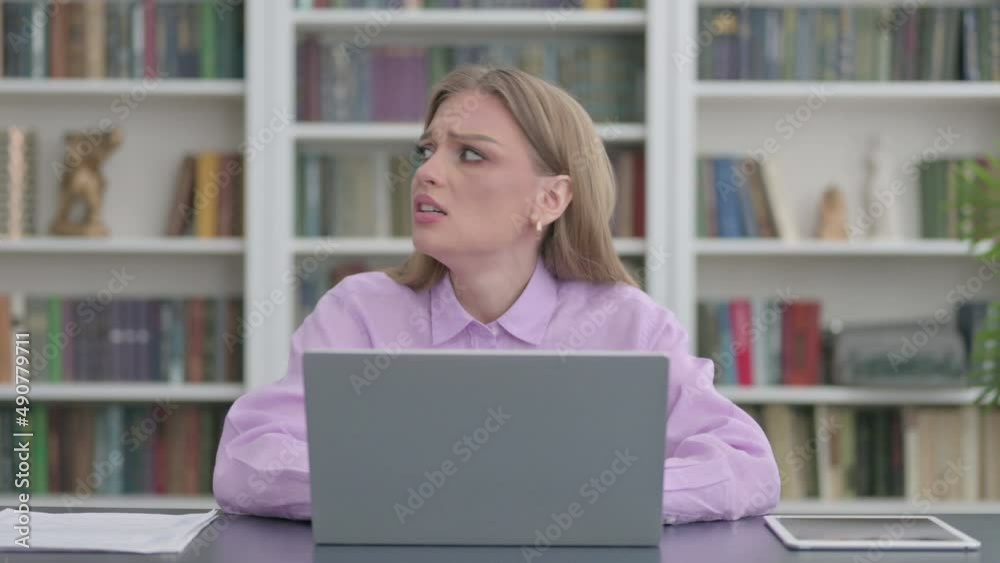 Upset Angry Woman Shouting and Screaming at Work Upset Angry Woman Shouting and Screaming at Work