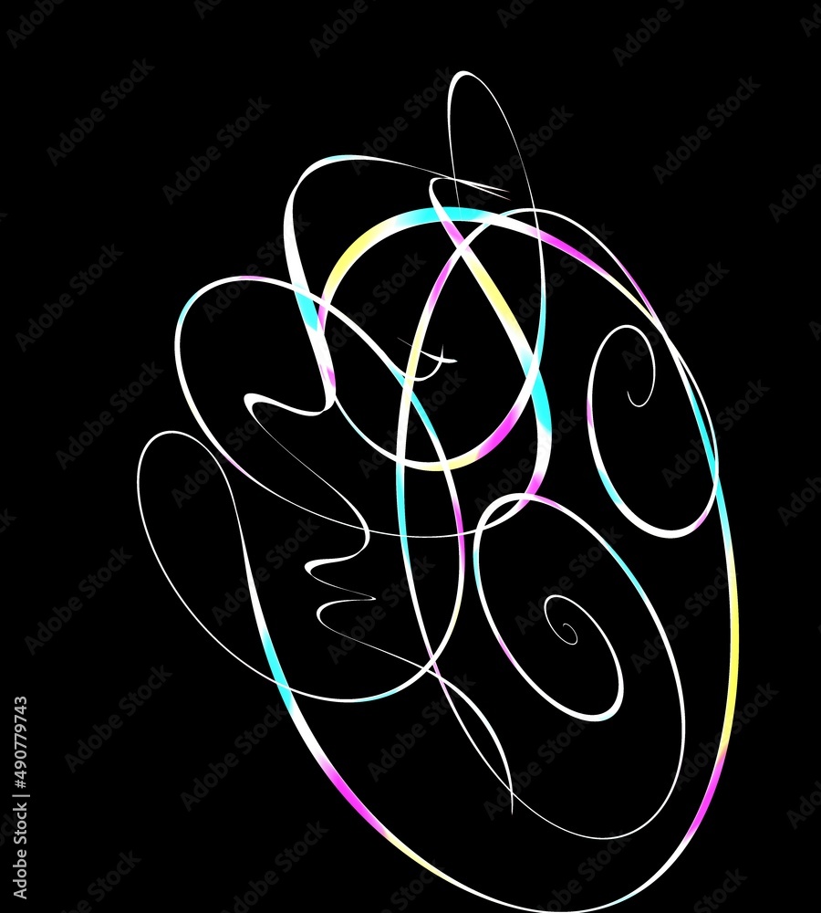 abstract floral ornament