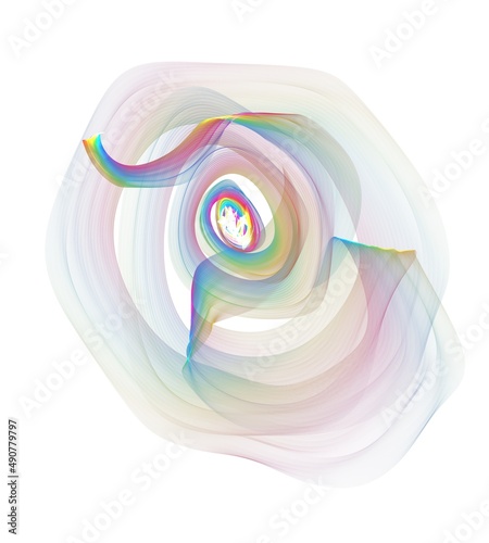 Obraz na płótnie abstract spiral w salonie
