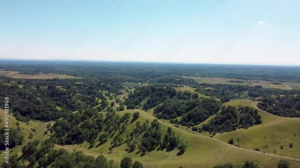 Amazing views of the green closely connected hills where people hike and ride electric bikes 07 Amazing views of the green closely connected hills where people hike and ride electric bikes 07